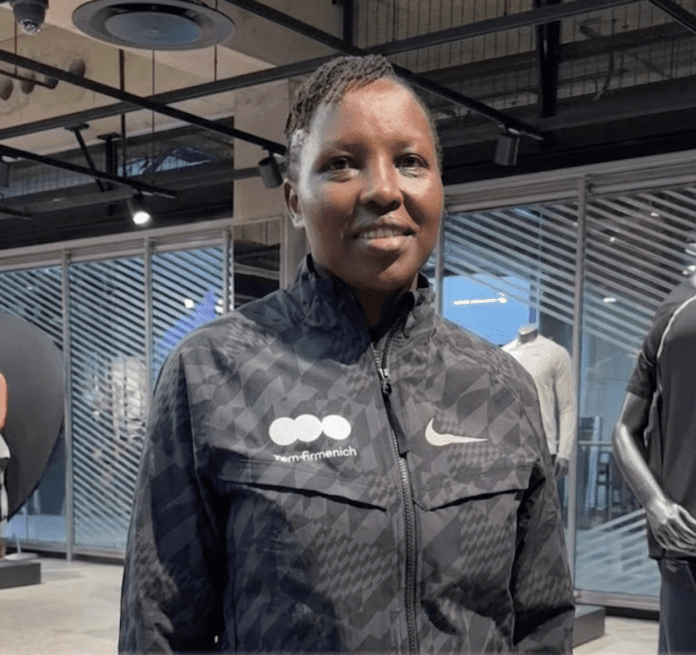 KIPCHOGE'S WIFE GRACE SUGUT