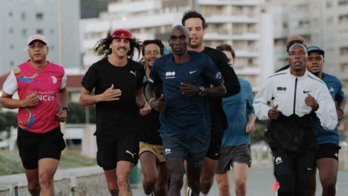 Eliud Kipchoge in Cape Town